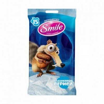 Купить Влажные салфетки Smile &quot;Ice Age&quot; MIX 15 шт в Украине: цена, инструкция, применение, отзывы