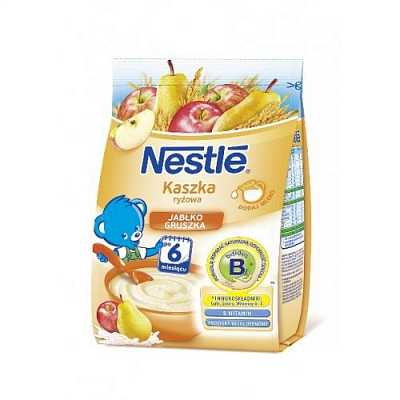 Купить Безмолочная каша Nestle Рисовая с яблоком и грушей с 6 месяцев 180 г в Украине: цена, инструкция, применение, отзывы