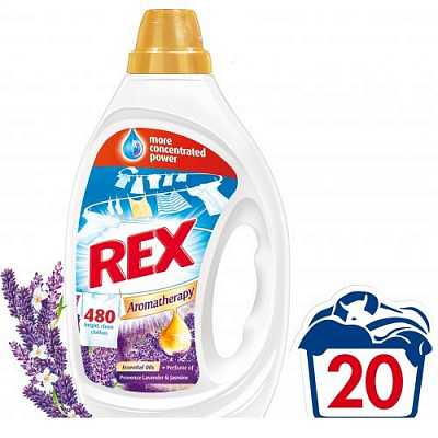 картинка Жидкое средство для стирки Rex Color Ароматерапия с ароматом Прованской лаванды и Жасмина 1 л от магазина Аптека24