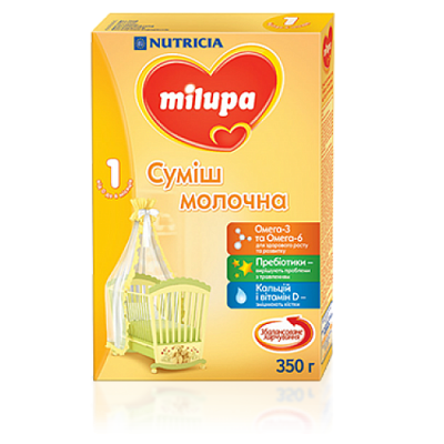 Купить Молочная смесь Milupa 1 350 г в Украине: цена, инструкция, применение, отзывы