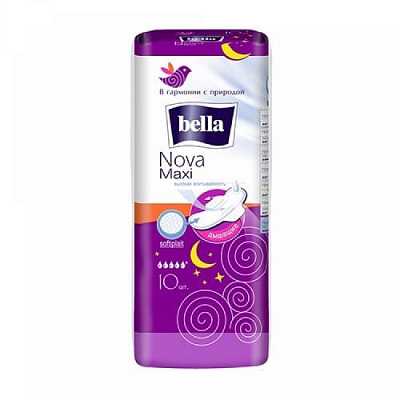 Купить Прокладки Bella Maxi Nova Soft 10 шт в Украине: цена, инструкция, применение, отзывы