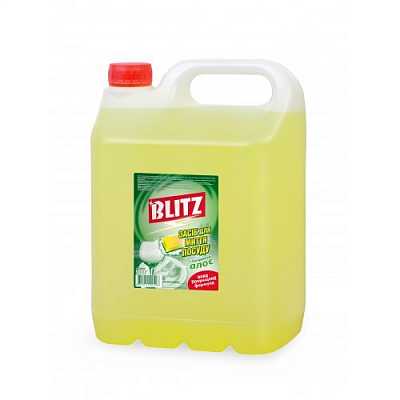картинка Средство для мытья посуды Blitz лимон канистра 5л от магазина Аптека24