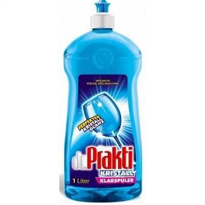 картинка Жидкость для посудомоечных машин для придания блеска Dr. Prakti Professional 1 л от магазина Аптека24