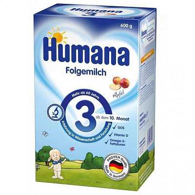 Купить 4826Humana Суха дитяча мол. суміш для подальшого годування Хумана 3 з пребіот. галактоолігосахарид. (ГОС) від в Украине: цена, инструкция, применение, отзывы