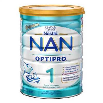 Купить Смесь NAN 1 для детей от 0 до 6 месяцев, 800 г в Украине: цена, инструкция, применение, отзывы