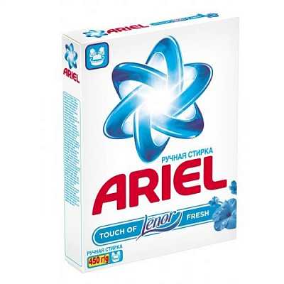 картинка Стиральный порошок Ariel 2в1 Lenor Effect 450 г для ручной стирки от магазина Аптека24