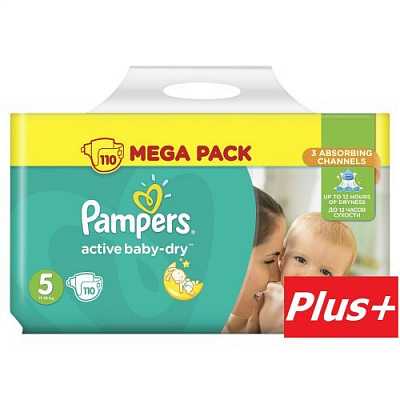 Купить Подгузники Pampers Active Baby-Dry Размер 5 (Junior) 11-18 кг, 110 шт Mega Pack в Украине: цена, инструкция, применение, отзывы