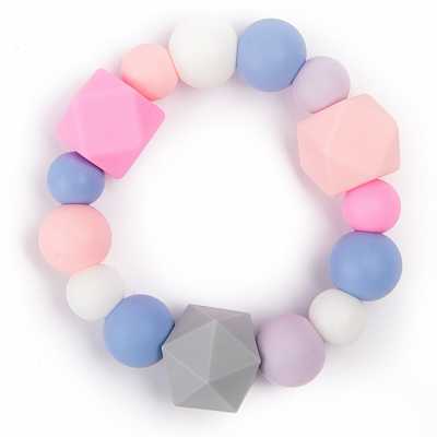 Купить Силиконовый браслет-прорезыватель BabyMio Зефирный Разноцветный (BPROZ1) в Украине: цена, инструкция, применение, отзывы