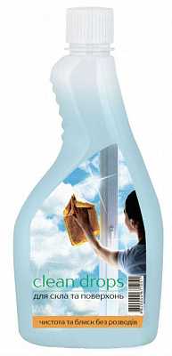картинка Запаска к спрею для стекол и поверхностей Clean Drops 500 мл от магазина Аптека24