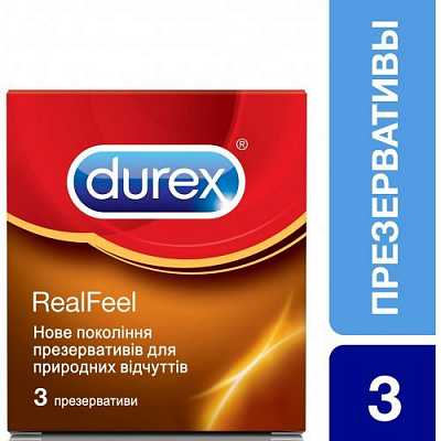 картинка Презервативы Durex Real Feel 3 шт от магазина Аптека24