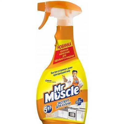 картинка Средство для мытья кухни Mr.Muscle Эксперт распылитель лимон 500 мл от магазина Аптека24