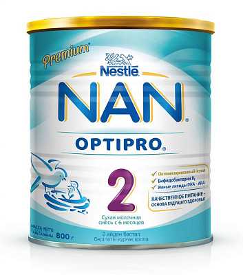Купить Смесь Nestle NAN 2 с 6 месяцев 800 гр. в Украине: цена, инструкция, применение, отзывы