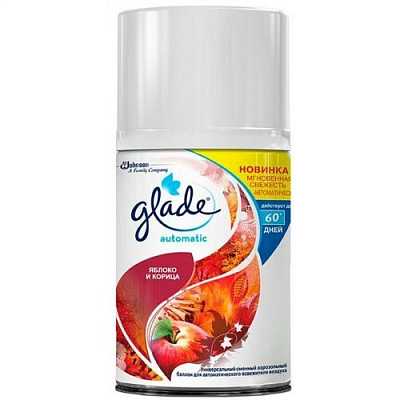 картинка Освежитель воздуха Glade Automatic Яблоко и Корица сменный блок 269 мл от магазина Аптека24