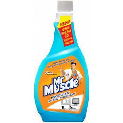 картинка Средство для мытья Mr.Muscle 500 мл запаска плоская синий от магазина Аптека24