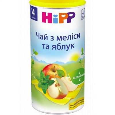 Купить Чай детский HiPP с мелиссы и яблок 200 г в Украине: цена, инструкция, применение, отзывы
