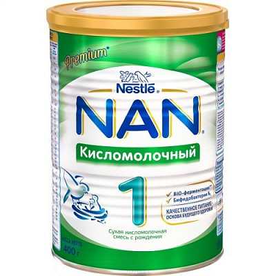 Купить Смесь Nestle NAN Кисломолочный 1 с рождения 400 г в Украине: цена, инструкция, применение, отзывы