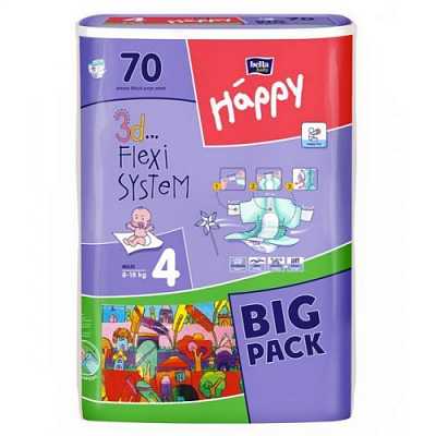 Купить Подгузники детские Happy Maxi (4) от 8-18 кг 70шт. в Украине: цена, инструкция, применение, отзывы