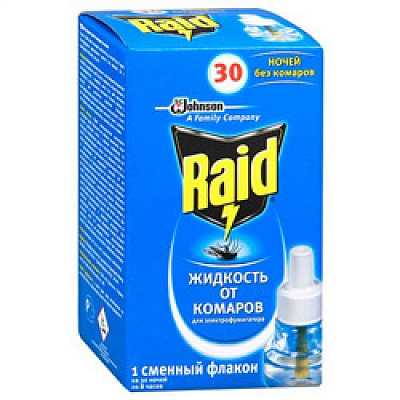 картинка Жидкость от комаров Raid 30 ночей от магазина Аптека24