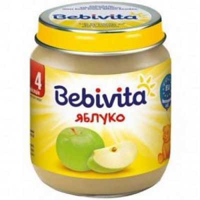 Купить Фруктовое пюре Bebivita Яблоко с 4 месяцев 100 г в Украине: цена, инструкция, применение, отзывы