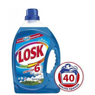 картинка Жидкое средство концентрат для стирки Losk Горное озеро 2,920 л от магазина Аптека24