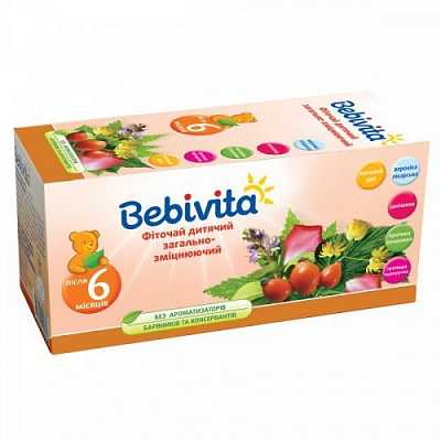 Купить Общеукрепляющий фиточай Bebivita 30 г в Украине: цена, инструкция, применение, отзывы