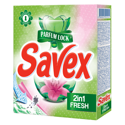 картинка Стиральный порошок Exo Savex автомат 2в1 Fresh 400г от магазина Аптека24