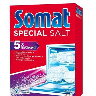 картинка Соль для посудомоечной машины Somat Salt 1,5 кг от магазина Аптека24