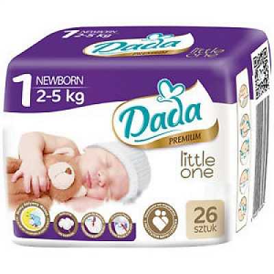 Купить Подгузники детские DADA Premium Newborn little one (1) 2-5кг 26 шт в Украине: цена, инструкция, применение, отзывы