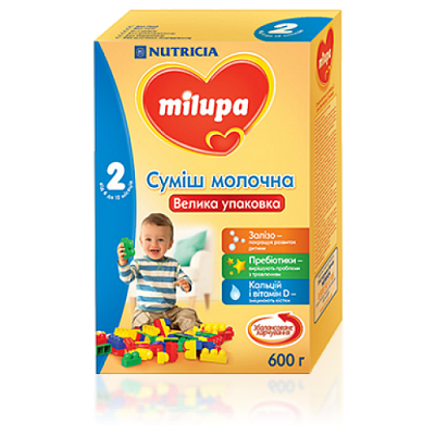 Купить Молочная смесь Milupa 2 600 г в Украине: цена, инструкция, применение, отзывы