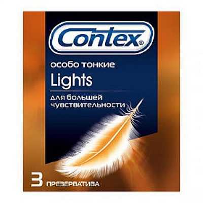картинка Презервативы Contex Lights 3 шт от магазина Аптека24