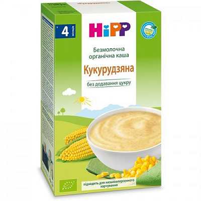 Купить Органическая безмолочная каша HiPP Кукурузная 200 г в Украине: цена, инструкция, применение, отзывы