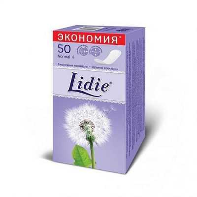 Купить Ежедневные гигиенические прокладки Lidie Normal 50 шт в Украине: цена, инструкция, применение, отзывы