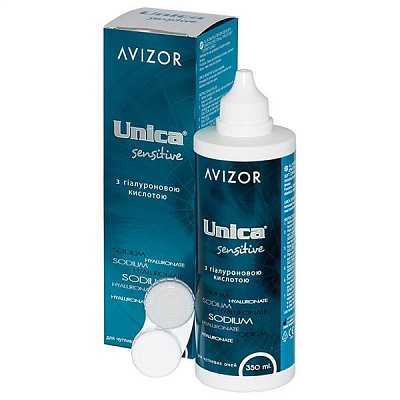 Купить Avizor Unica sensitive 350 мл раствор для контактных линз в Украине: цена, инструкция, применение, отзывы