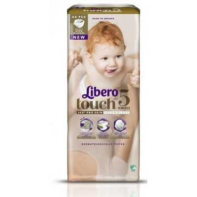 Купить Подгузники детские Libero Touch 5 10-14 кг 44 шт в Украине: цена, инструкция, применение, отзывы