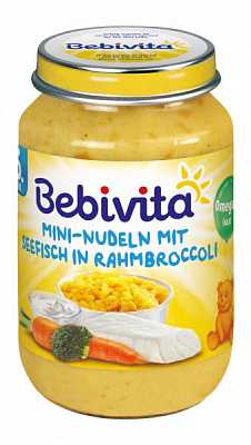 Купить Пюре Мини-лапша с морской рыбой и овощами Bebivita (Бебивита) 190 гр с 8 месяцев в Украине: цена, инструкция, применение, отзывы