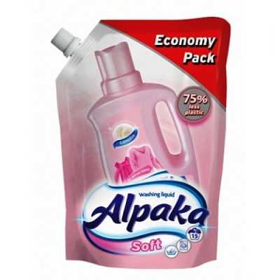 картинка Жидкое средство для стирки Alpaka 900 мл деликат пакет от магазина Аптека24