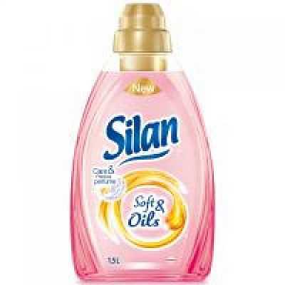 картинка Ополаскиватель для тканей Silan Soft&amp;Oils рожевий 1,500 л от магазина Аптека24