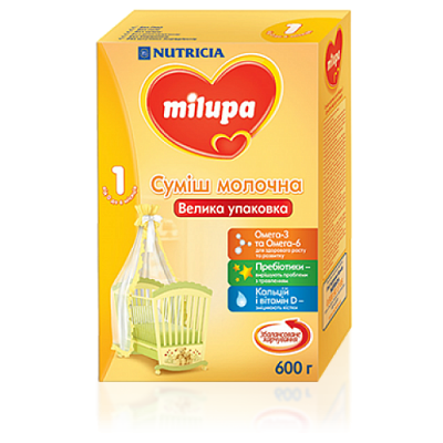 Купить Молочная смесь Milupa 1 600 г в Украине: цена, инструкция, применение, отзывы