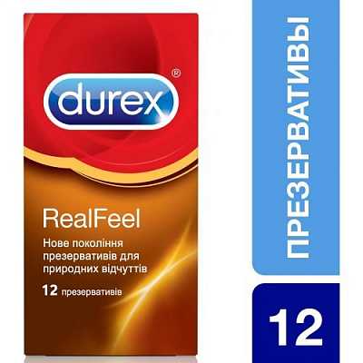 картинка Презервативы Durex Real Feel 12 шт от магазина Аптека24