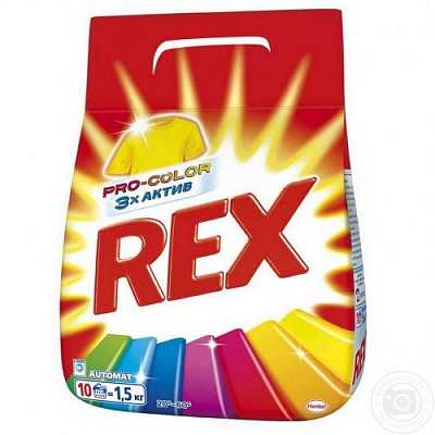 картинка Стиральный порошок Rex автомат Color 1.5кг от магазина Аптека24