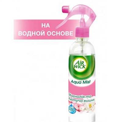 картинка Ароматизатор воздуха Air Wick Aqua Mist Магнолия и цветущая вишня 345 мл от магазина Аптека24