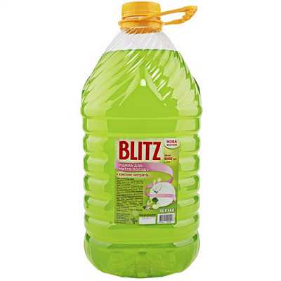 картинка Средство для мытья посуды Blitz Яблоко бутылка 5л от магазина Аптека24