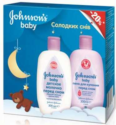 Купить Johnson's baby набор &quot;Сладких снов&quot; в Украине: цена, инструкция, применение, отзывы