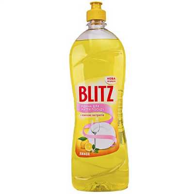 картинка Средство для мытья посуды Blitz лимон 1л от магазина Аптека24