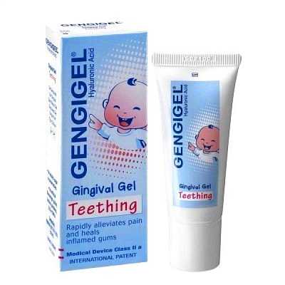 картинка Генгигель Тизинг детский гель для молочных зубов 20мл туба от интернет-магазина Аптека24
