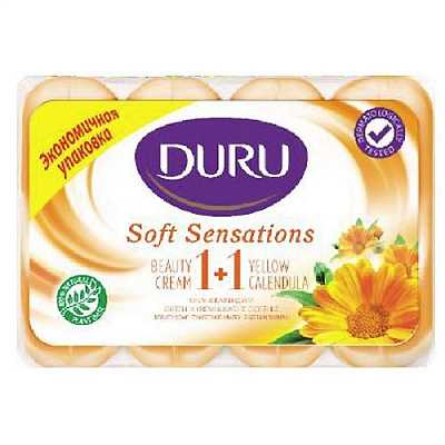 Купить Мыло Duru Soft Sensations 1+1 Календула 4+1 шт х90 г в Украине: цена, инструкция, применение, отзывы