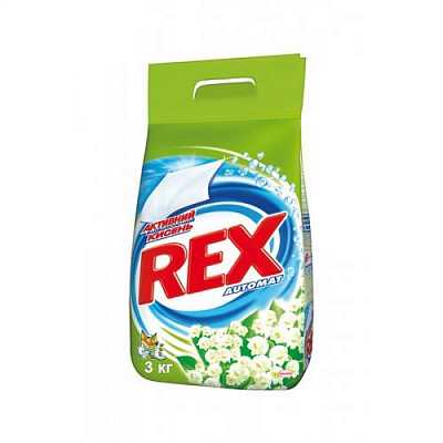 картинка Стиральный порошок Rex автомат 3 кг весенние цветы от магазина Аптека24