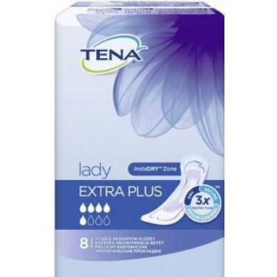 картинка Урологические прокладки Tena Lady Extra Plus Insta Dry 8 шт. от магазина Аптека24