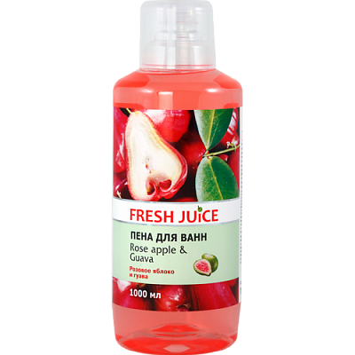 Купить Пена для ванн Fresh Juice Rose apple &amp; Guava 1000 мл в Украине: цена, инструкция, применение, отзывы
