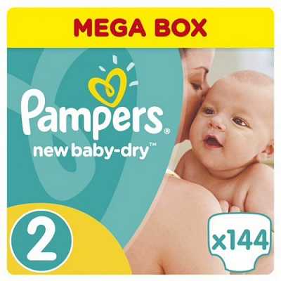 Купить Подгузники Pampers New Baby-Dry Размер 2 (Mini) 3-6 кг, 144 подгузника в Украине: цена, инструкция, применение, отзывы